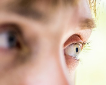 up close photo of individual's eyes