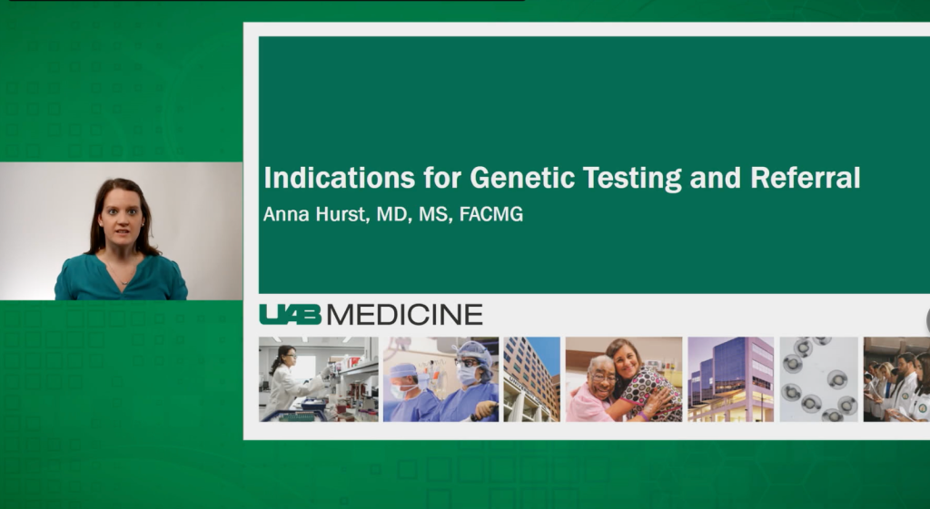 Indications for Genetic Testing Referral thumbnail
