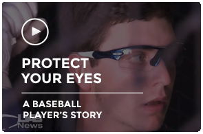 Protect your eyes: A baseball player's story
