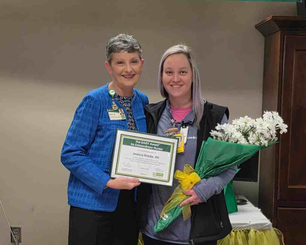  DAISY winner: Jessica Riddle, RN