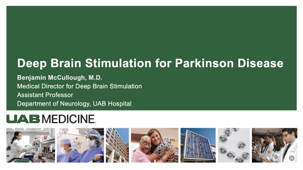 Deep Brain Stimulation for Parkinson's Disease
