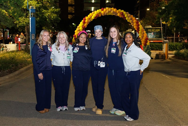 UAB Medicine nurses at the Second annual Nurses Block Party