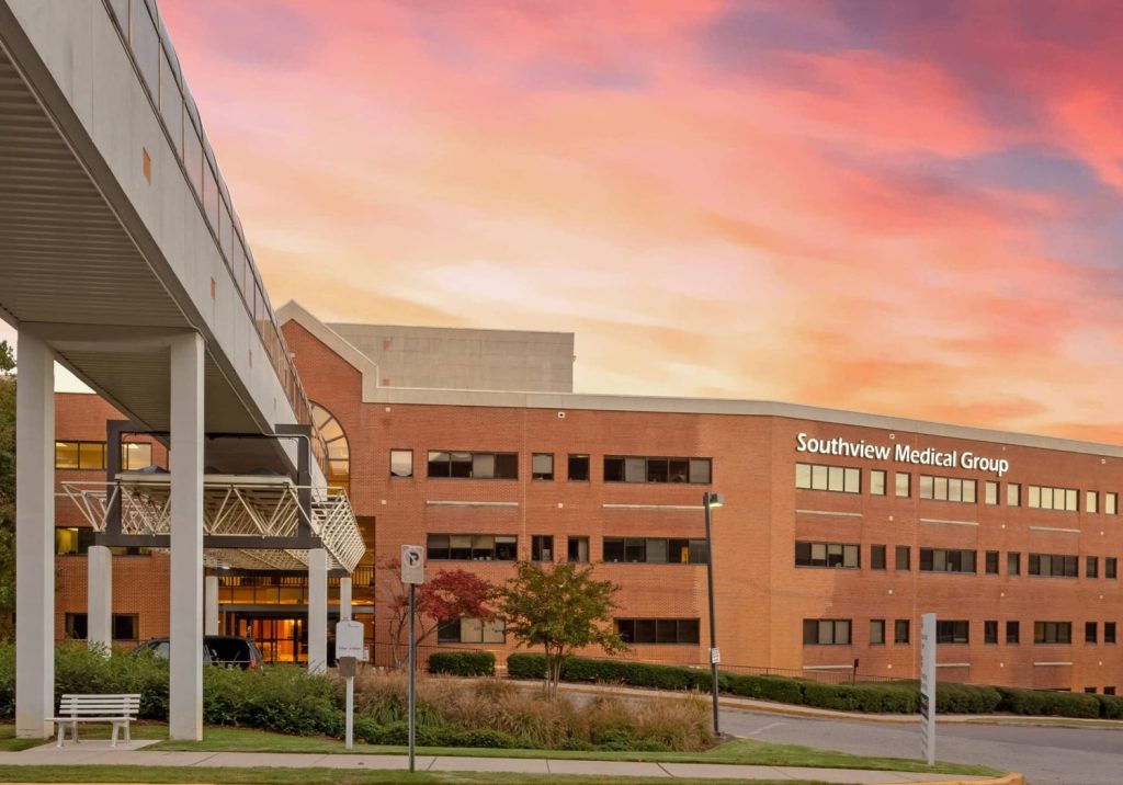 Exterior of Southview Medical Group building