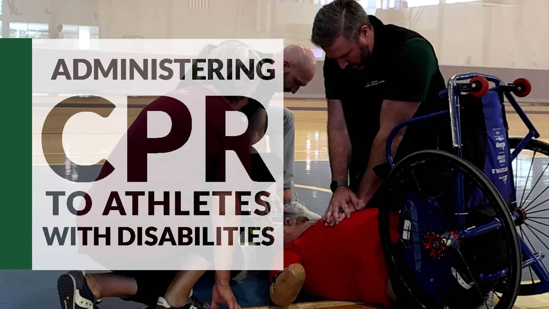 UAB develops adaptive CPR training video for wheelchair athletes